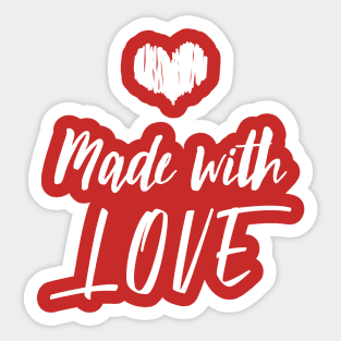 Made with love Sticker